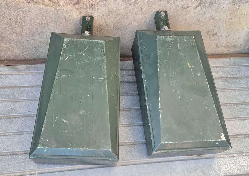 cabeza farola metal cristal 78x45x16 soporte metal 6x5.5 2u